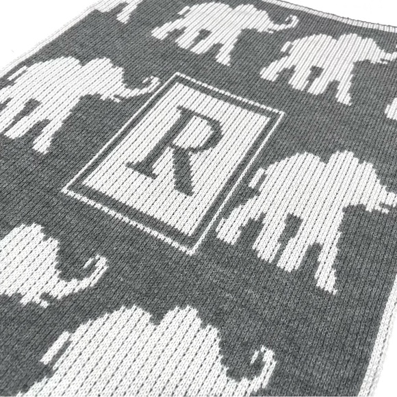 Butterscotch Blankees ‘R’ Walking Elephant Stroller Blanket - Picture 3 of 11